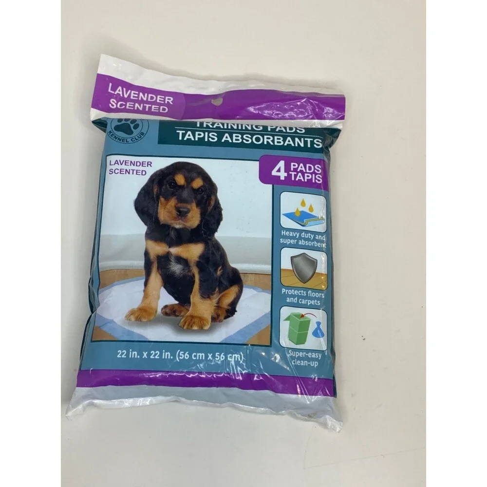 Lot of Dog Training Pads - 50 count 23 x 24 inch & 4 count 22 x 22 inch Lavender